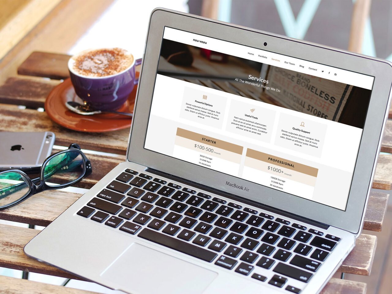 Nou·veau Business Website